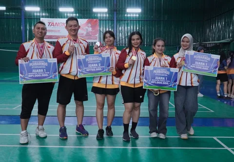Dari Lapangan ke Prestasi, BPR Akasia Mas Borong Medali POR Komisariat Perbarindo Tangerang  2026